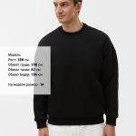 манжеты рукавов и низ изделия выполнены резинкой 2х2</li><li>Укрепляющая тесьма по вороту изнутри</li><li>Внутренняя сторона с начесом</li></ul>Толстовки с начесом могут оставлять ворс на одежде нижнего слоя.<br><div id="tablemer"><img width="90" src=