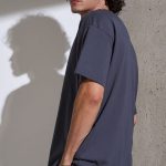 Футболка Oversize Premium, темно-серая (антрацит)