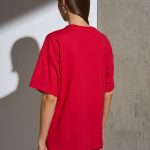Футболка Oversize Premium, красная