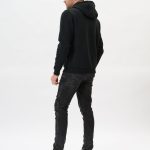 Худи на молнии Premium Heavy, черное