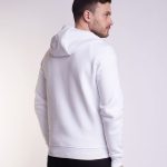 Худи на молнии Premium Heavy, белое