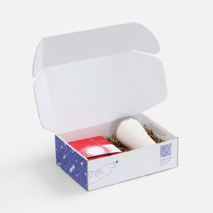 Коробка самосборная Capsie Light, с печатью на заказ