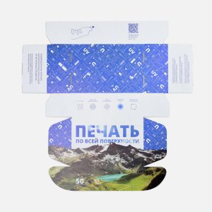 Коробка самосборная Capsie Light, с печатью на заказ