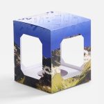 Коробка с полноцветной печатью для елочного шара 10 см
