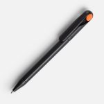 Ручка шариковая Prodir DS1 TMM Dot, черная с оранжевым