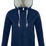 Женская толстовка на молнии с капюшоном. <br><br><ul class="list"><li>Внутренняя сторона с начесом</li><li>Шнурок замене не подлежит</li><li>2 кармана-кенгуру<br></li><li>Приталенная модель</li></ul> Толстовки с начесом могут оставлять ворс на одежде нижнего слоя.<div></div><br><div id="tablemer"><img width="90" src="//files.giftsoffer.ru/images/tablemer/sweatshirt_no_sleeve.svg"/><table border="1" cellpadding="5" cellspacing="0"><tr align="center"><td>Таблица размеров