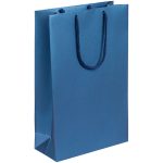 Пакет из дизайнерской бумаги Galaxy Metallic Ocean blue 250 г/м².<br>Выдерживает вес до 1