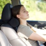 Подушка автомобильная на подголовник Roadie, черная