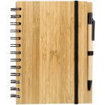 Твердый      бамбук (англ. bamboo) + блокнот (англ. notebook) = блокнот Bambook на кольцах с      супертвердой обложкой. Такой подарок по достоинству оценят не только клиенты специализированных компаний и строительных организаций