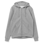 Базовая толстовка унисекс на молнии и с капюшоном.<br><ul class="list"><li>Капюшон на подкладке</li><li>Молния в тон изделия<br></li><li>Два передних кармана<br></li><li>Манжеты и низ изделия выполнены резинкой 2х2</li><li>Съемный утягивающий шнур в капюшоне в цвет изделия