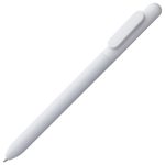Ручка из глянцевого пластика с белым клипом.<br><br><ul class="list"><li>Механизм ручки: нажимной.</li><li>Корпус ручки разбирается