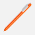 Ручка из глянцевого пластика с белым клипом.<br><br><ul class="list"><li>Механизм ручки: нажимной.</li><li>Корпус ручки разбирается