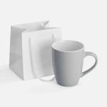 Пакет бумажный под кружку Cupfull, белый